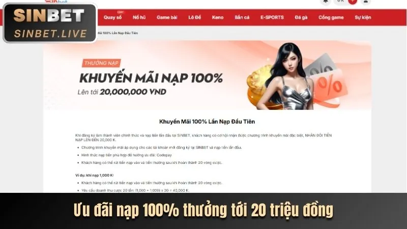 Thưởng nạp lại banca90 info